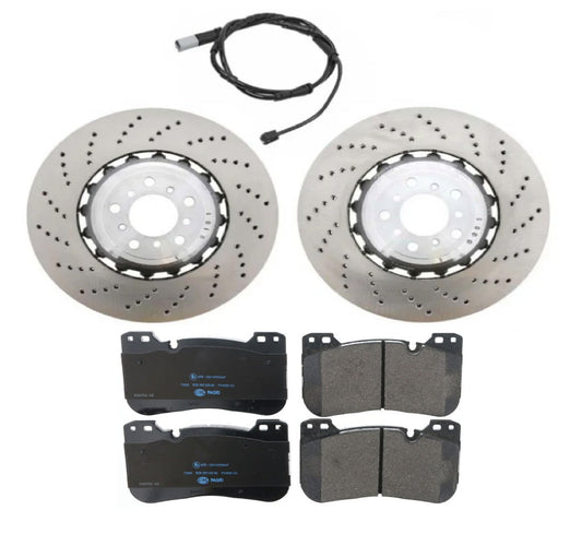 BMW F90 M5 Front Brake Kit W/ Pads & Sensor 34117991101 & 34117991102