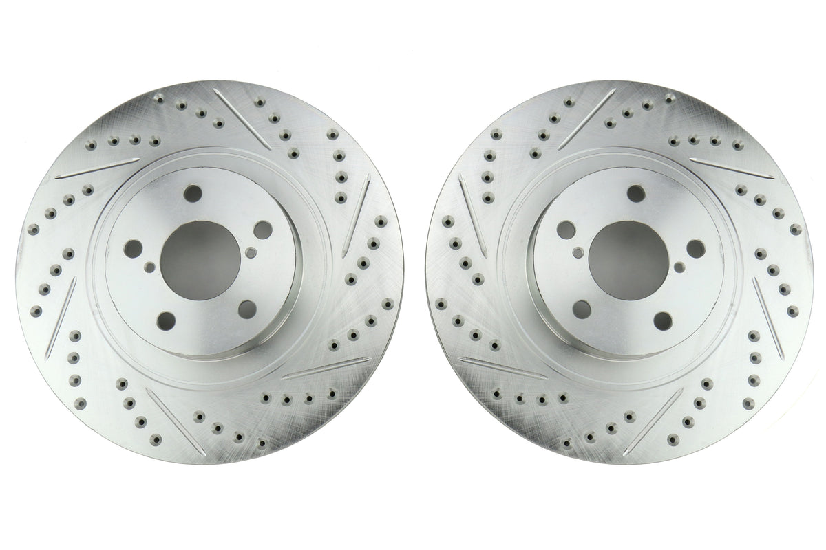 Stoptech C-Tek Sport Drilled and Slotted Front Rotor Pair - 2013-2021 FRS / BRZ / 86