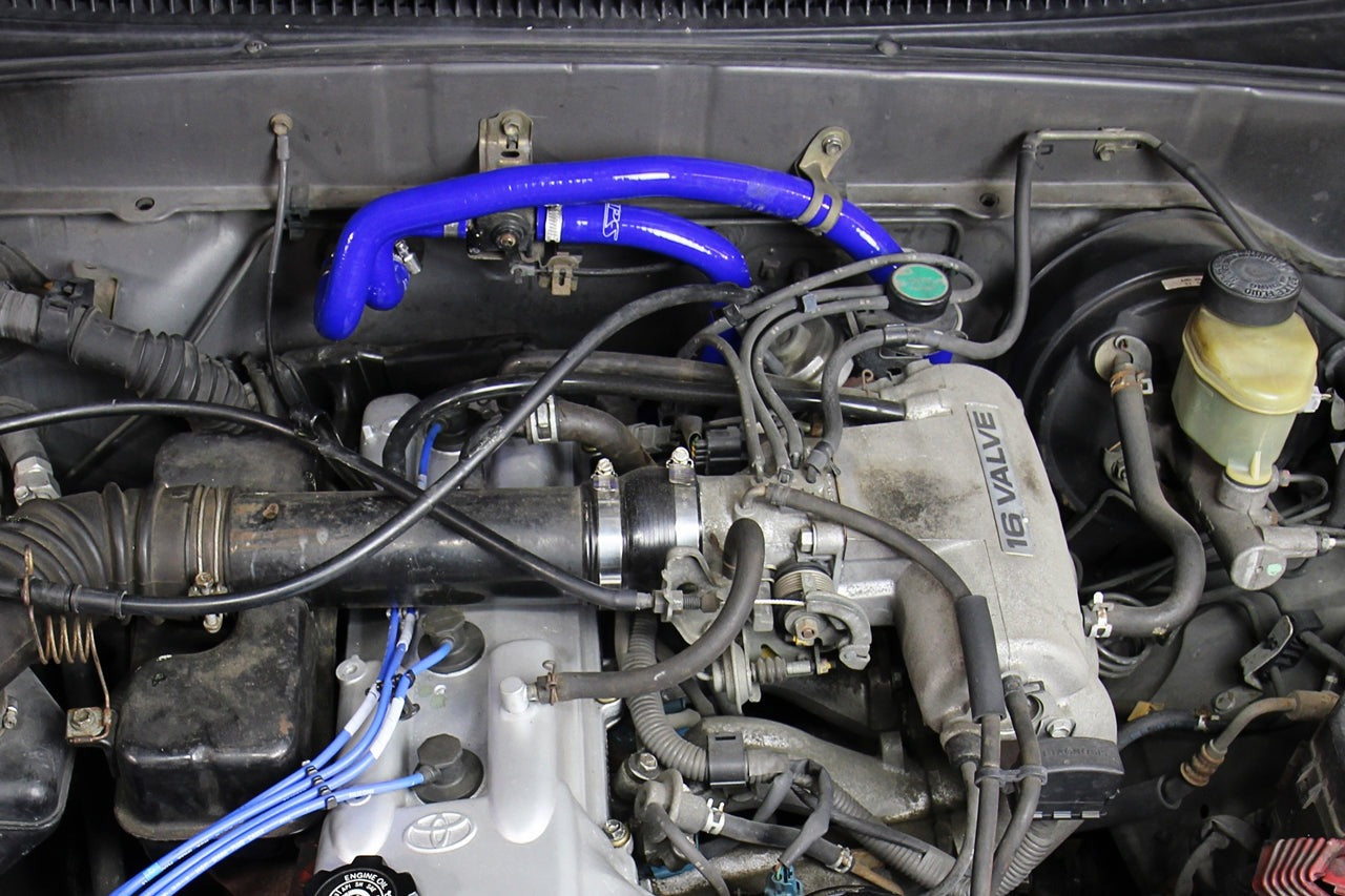 HPS Reinforced Blue Silicone Heater Hose Kit Coolant Toyota 95-04 Tacoma 2.4L & 2.7L 4Cyl