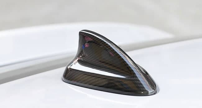 F22 Dry Carbon Fiber Antenna Cover