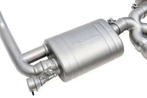 Porsche 987.2 Cayman / Boxster Valved Exhaust System -Slash Cut Single Wall