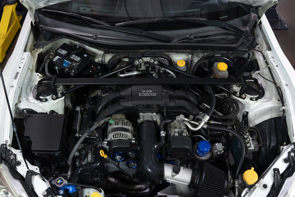 HPS Performance Front Strut Bar 2013-2025 Subaru BRZ ZC6 ZD8, Black, 42-121WB
