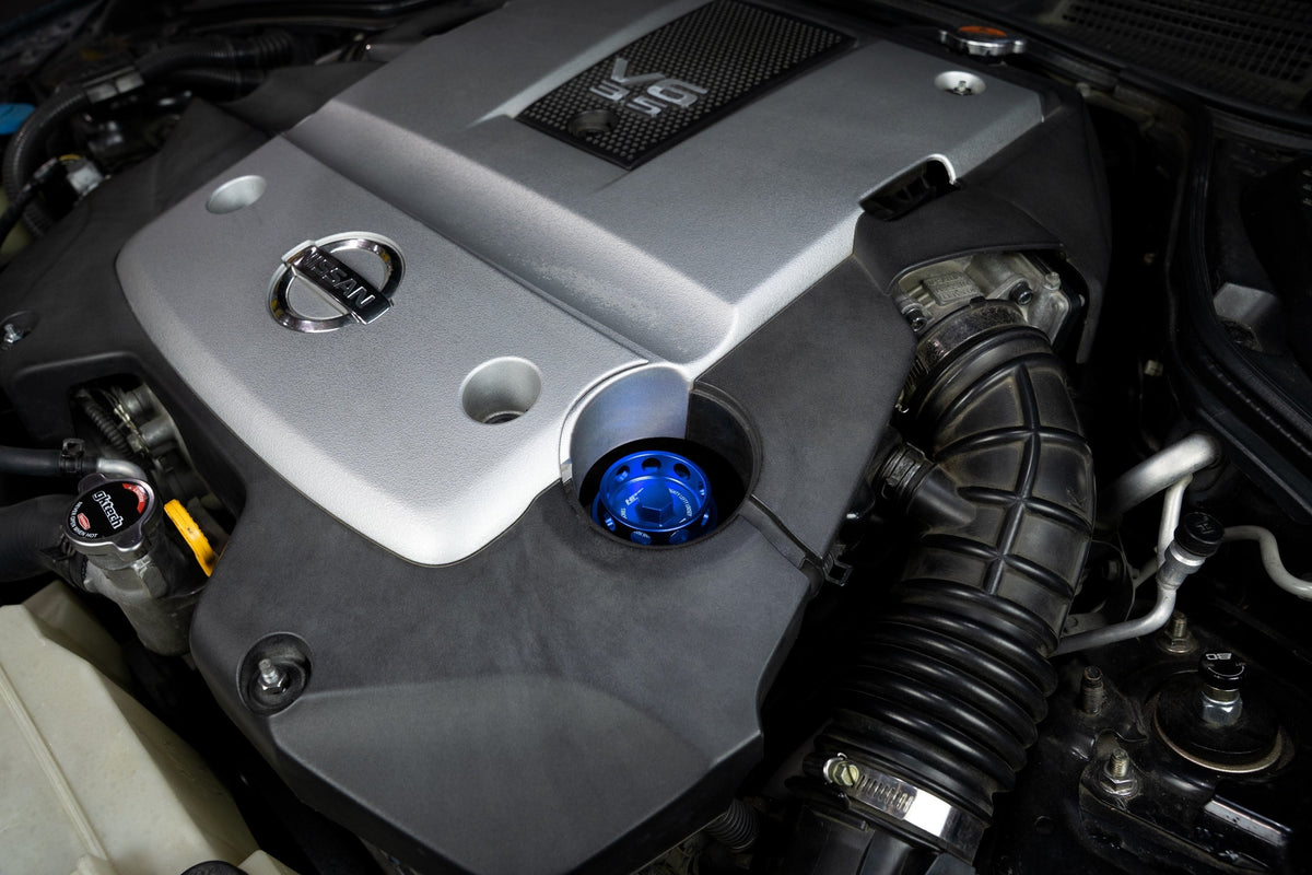 HPS Performance Billet Aluminum Oil Filler Cap for INFINITI Engine