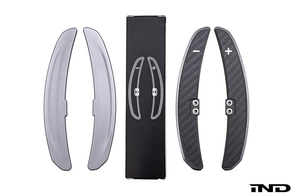 JQ Werks / MadTrace BMW F-Chassis Clubsport Magnetic Shift Paddle Set - Carbon V2