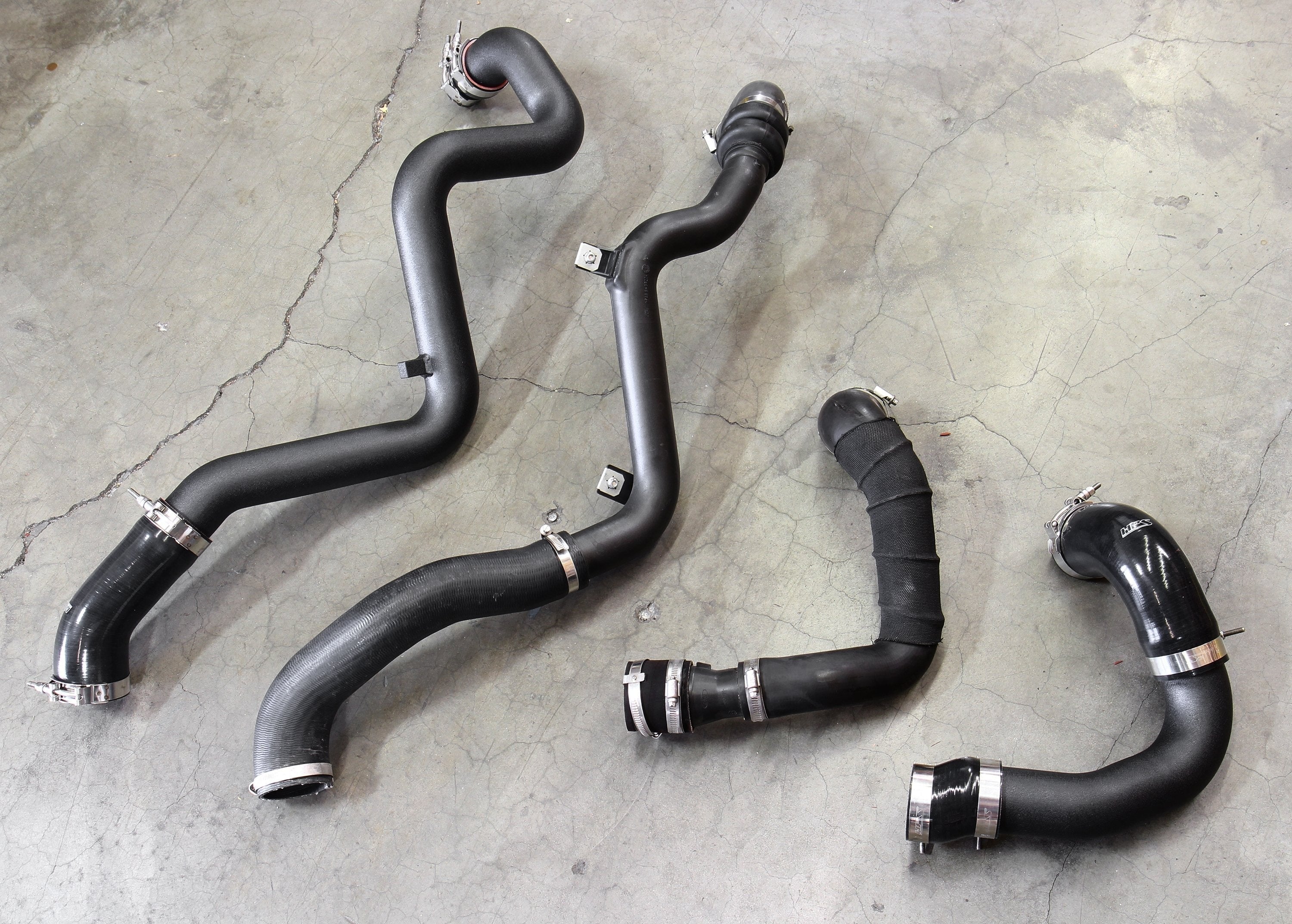 HPS Intercooler Hot Charge Pipe and Cold Side, 2016-2018 Ford Focus RS 2.3L Turbo
