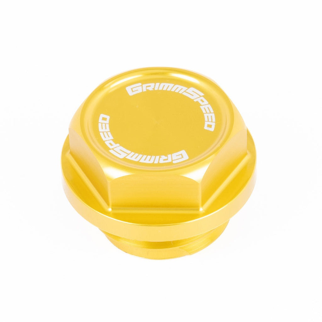 GrimmSpeed V2 Bolt Oil Cap - Gold - Subaru Universal