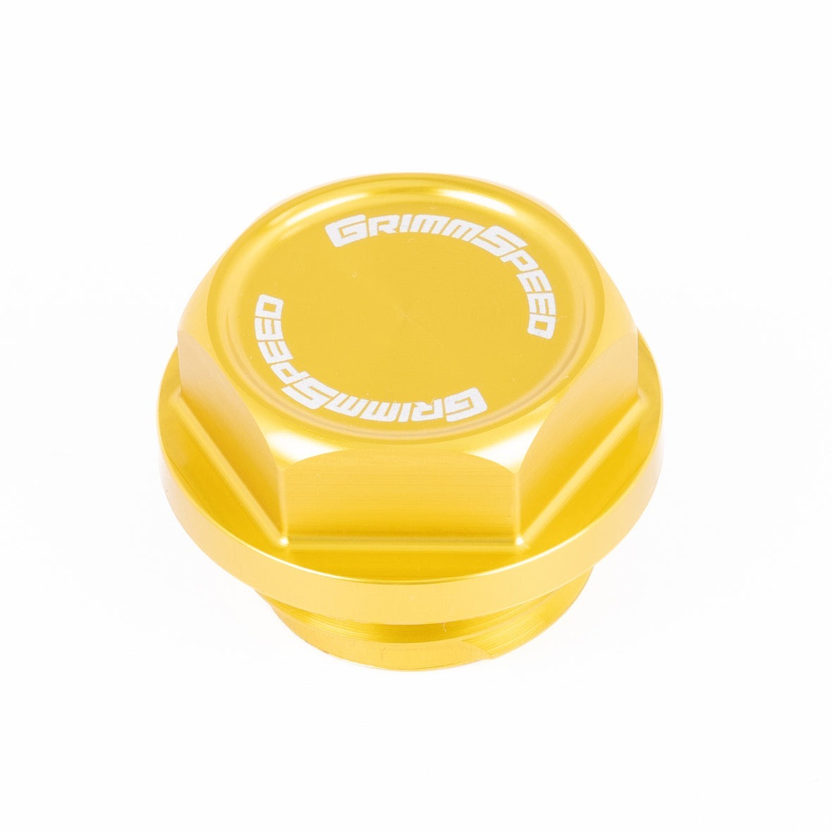 GrimmSpeed V2 Bolt Oil Cap - Gold - Subaru Universal