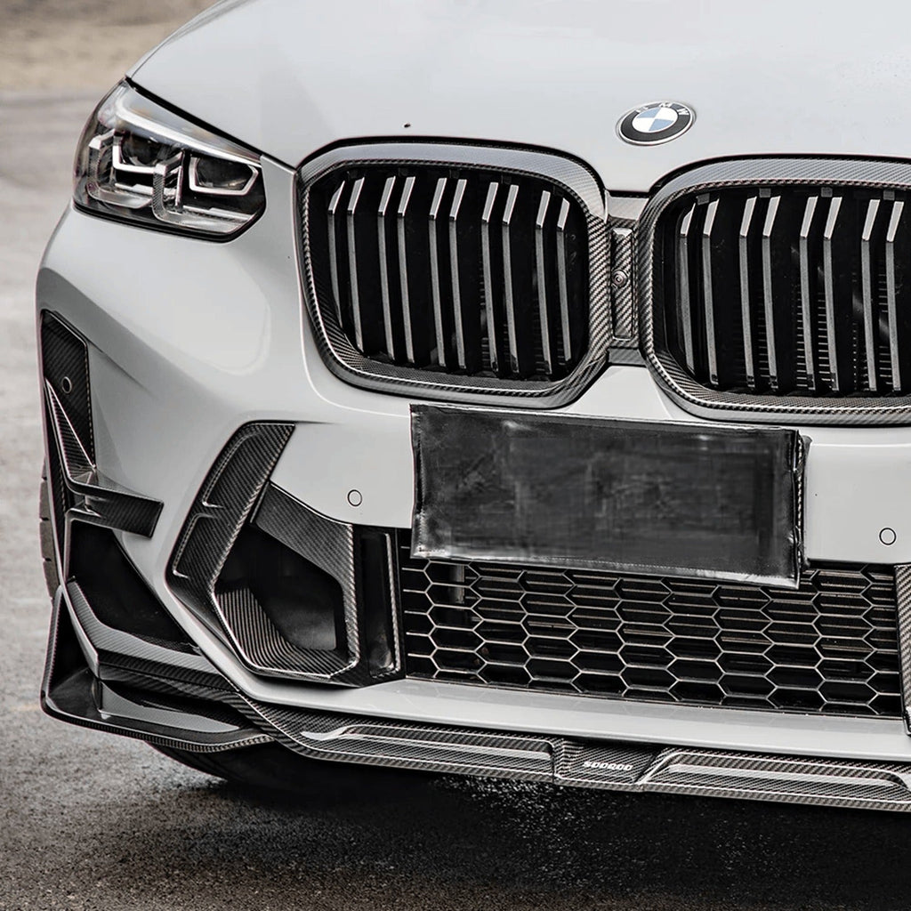 F97 X3M LCI SQ Style Dry Carbon Front Lip