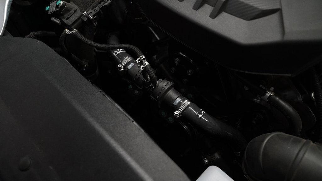 HPS Silicone Breather BOV Hose Kit 2019-2024 Genesis G70 3.3T V6 Twin Turbo, 57-2045