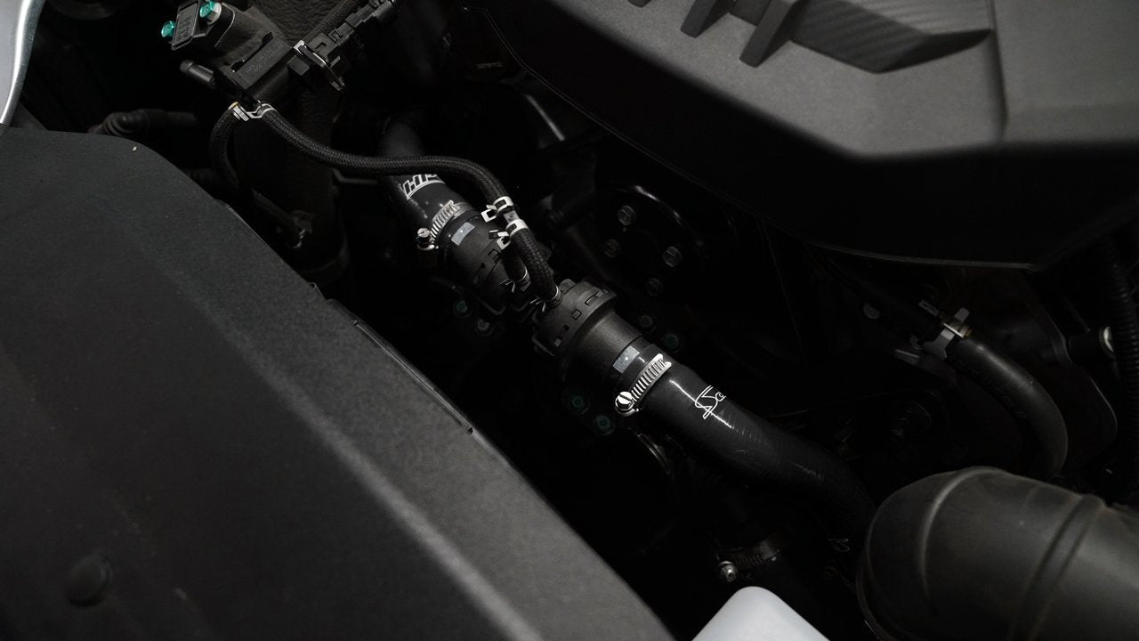 HPS Silicone Breather BOV Hose Kit 2019-2024 Genesis G70 3.3T V6 Twin Turbo, 57-2045