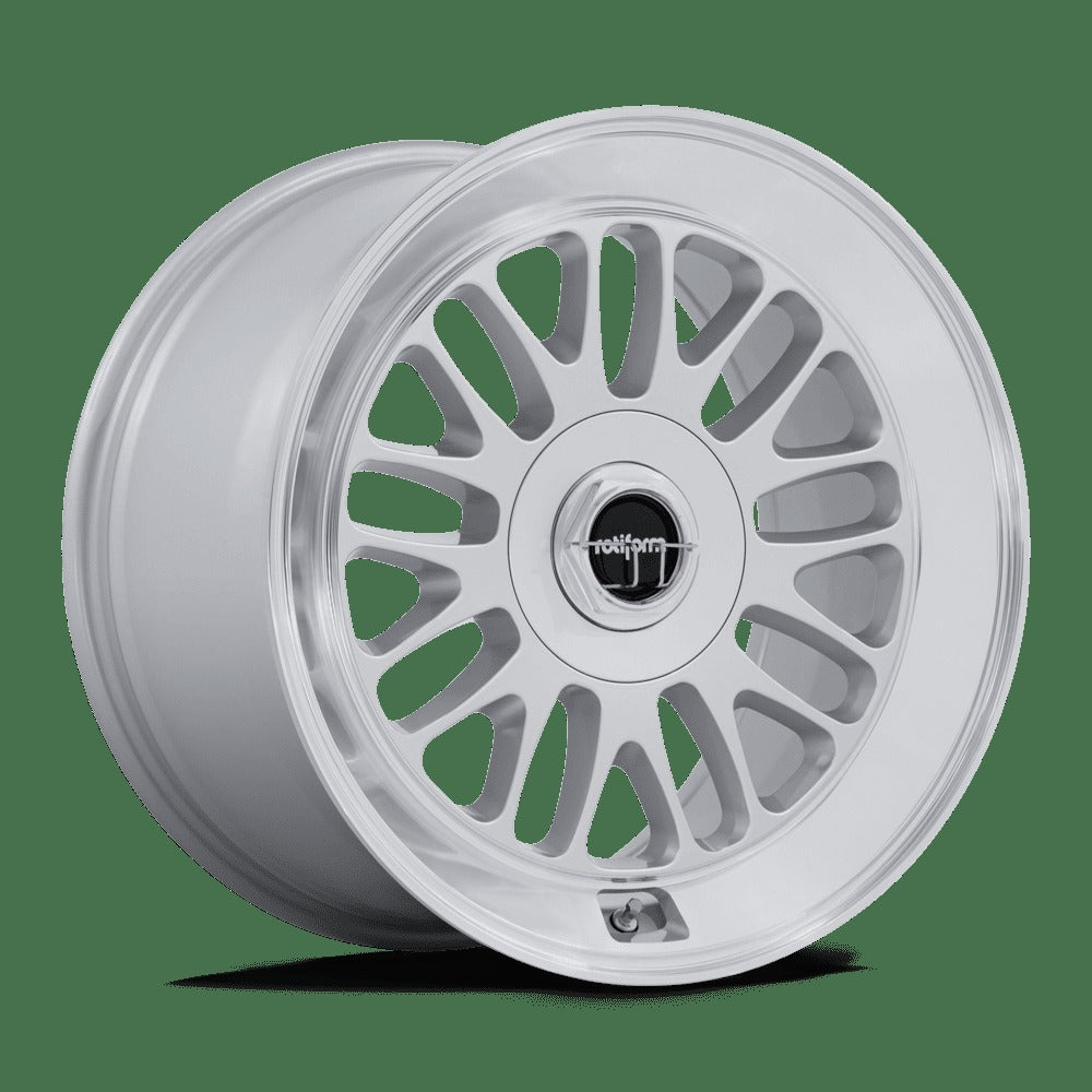 Rotiform SCP 19" 5x120 Gloss Silver w/ Diamond Cut Lip