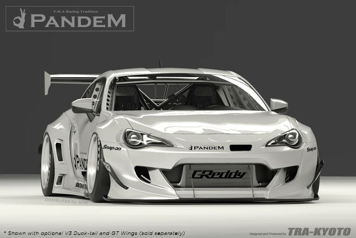 GReddy Pandem Wide Body V3 Front Fenders - 2013-2016 Scion FR-S / Subaru BRZ / Toyota 86