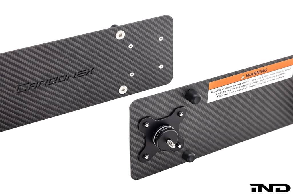 Carbonex A9X GR Supra Magnetic Rear License Plate Mount - Euro Plate
