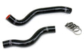 HPS Black Reinforced Silicone Radiator Hose Kit Coolant Honda 12-15 Civic Non Si 1.8L