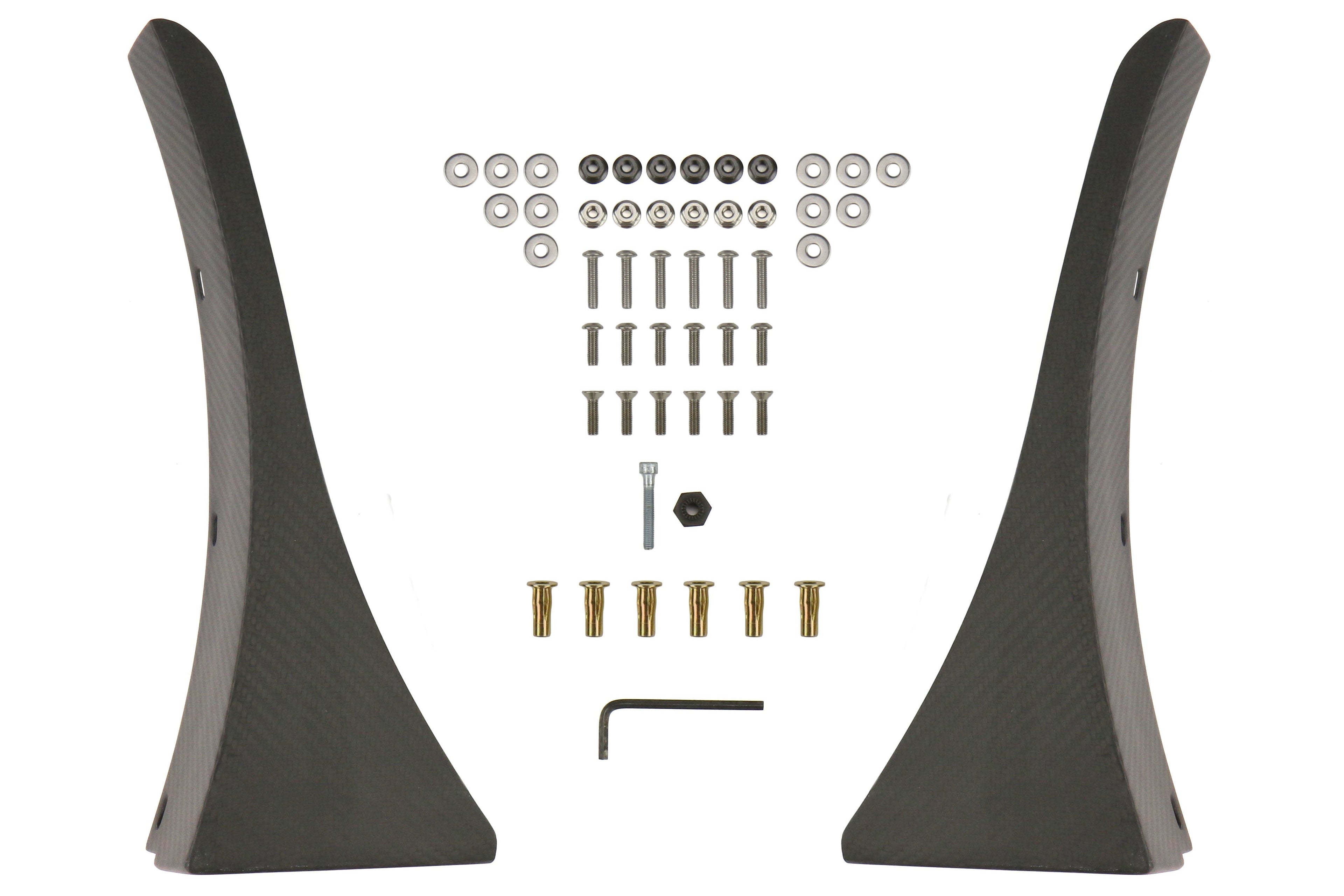 Verus Engineering Front Splitter Endplates - 2013-2021 Scion FRS / Subaru BRZ / Toyota 86