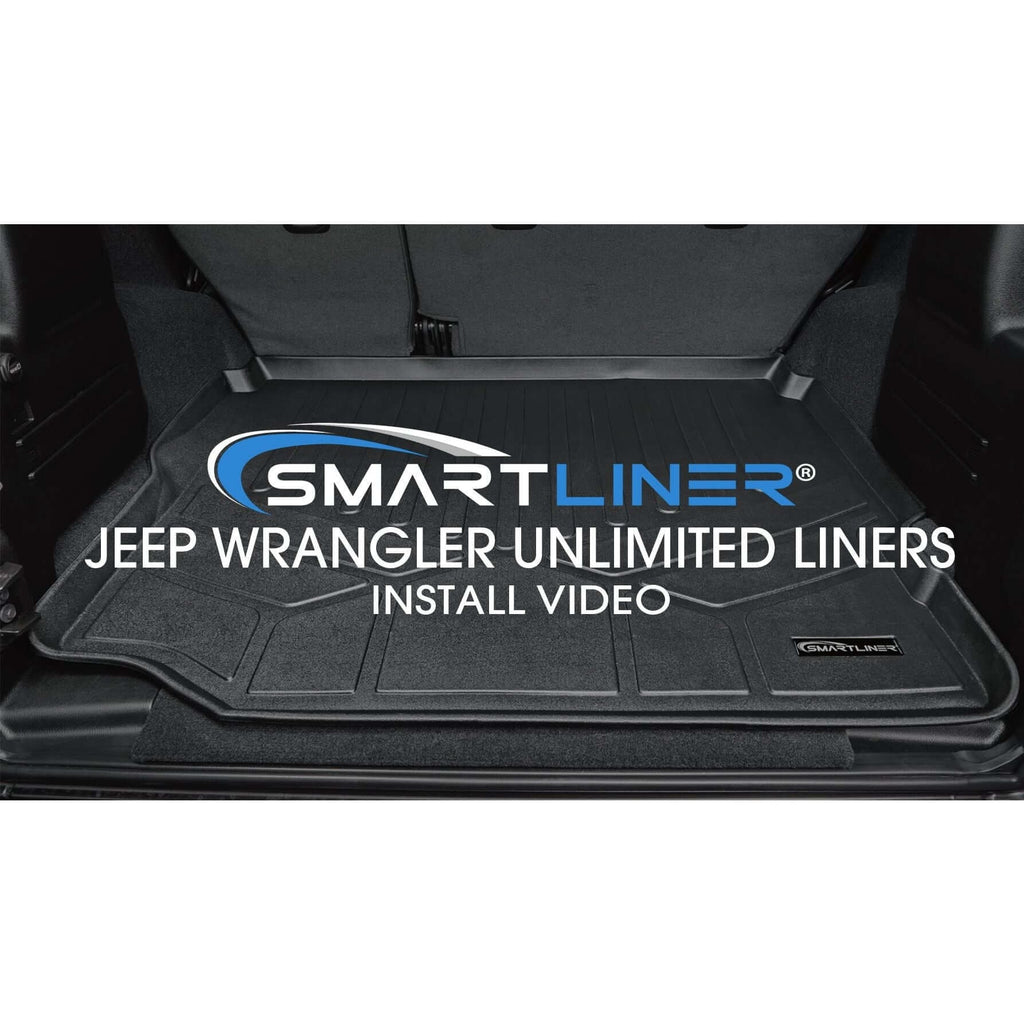 SMARTLINER Floor Liners for 2018-2026 Wrangler JL Unlimited (No Sub and No Flat Load Floor)