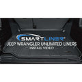 SMARTLINER Floor Liners for 2018-2026 Wrangler JL Unlimited (No Sub and No Flat Load Floor)