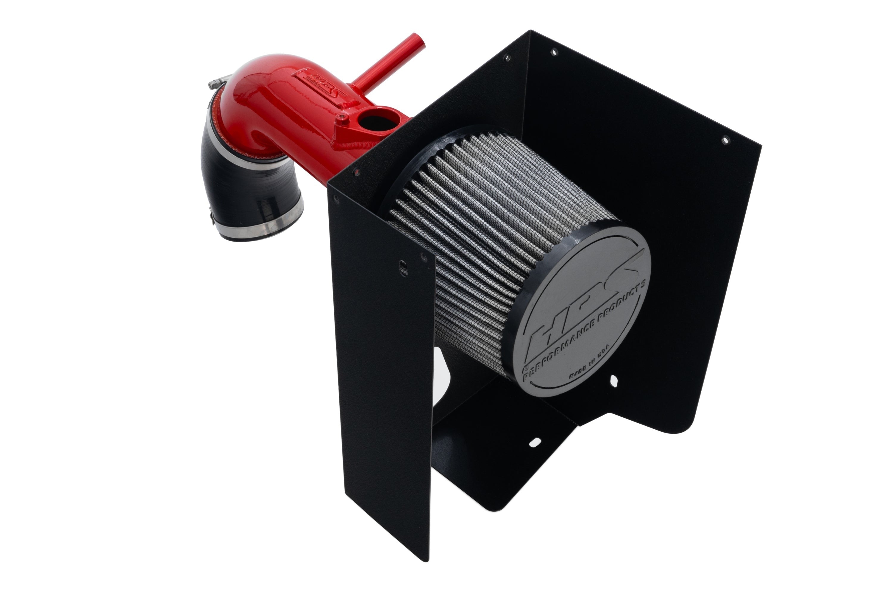 HPS Performance Air Intake Kit with Heat Shield, 2025 Toyota RAV4 Plug-in Hybrid 2.5L, Red, 827-768R