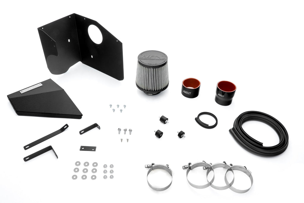 HPS Cold Air Intake Kit 2008-2014 Subaru WRX STI 2.5L Turbo, Converts to Shortram, 837-778
