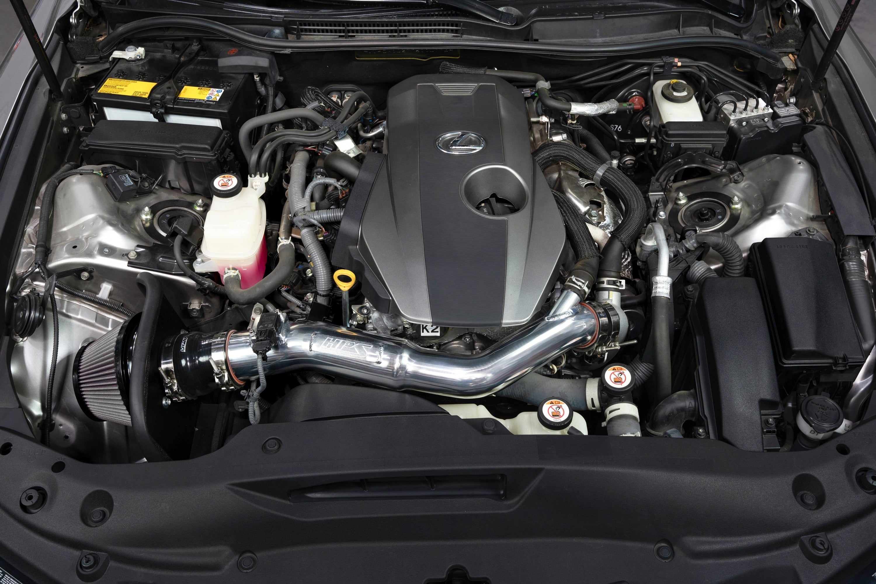 HPS Performance Air Intake Kit 2021-2025 Lexus IS300 2.0L Turbo, Includes Heat Shield, 827-777