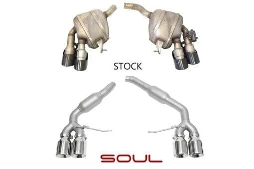 Porsche Macan 2.0T Resonated Muffler Bypass Exhaust