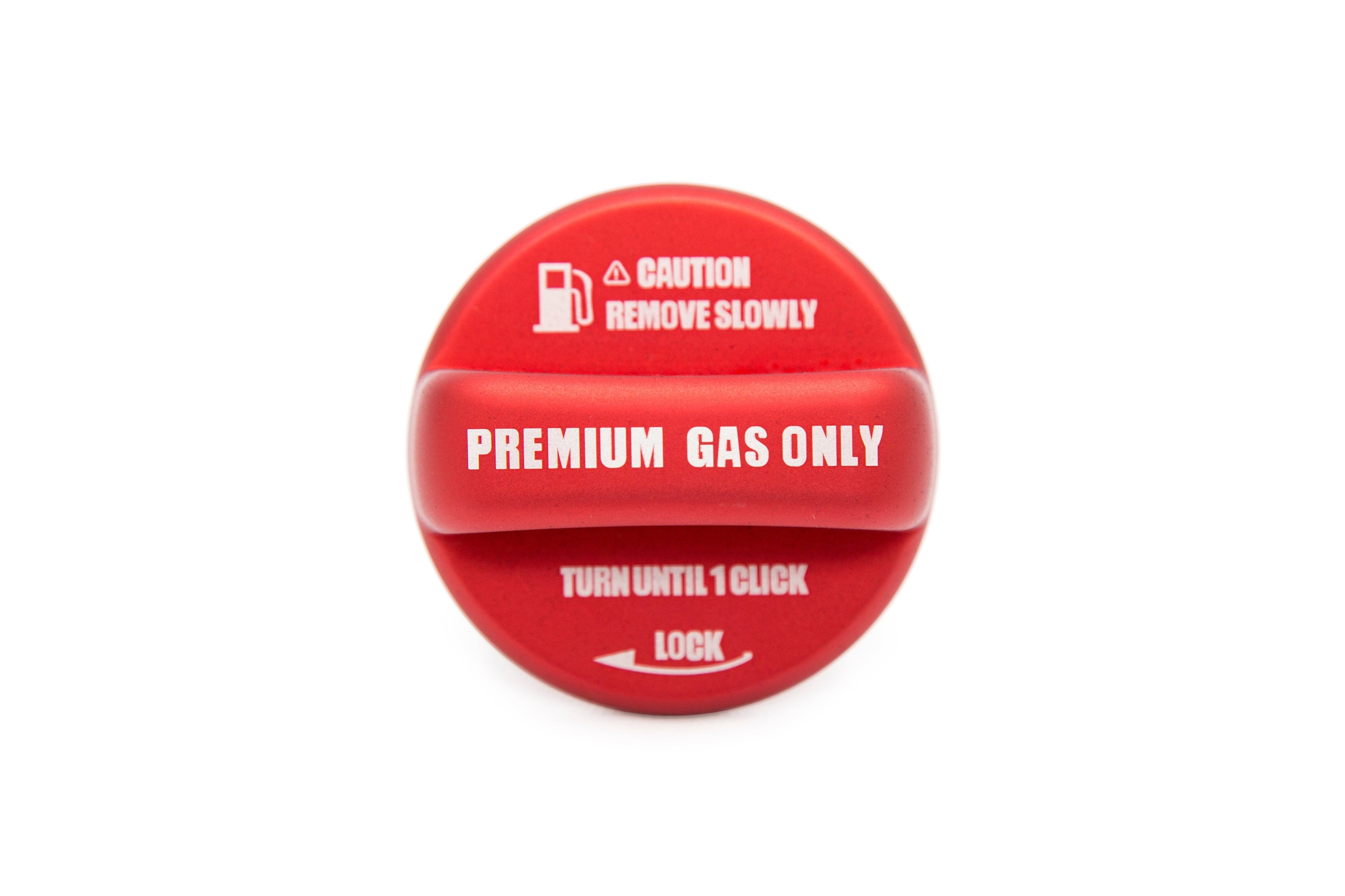 OLM Anodized Red Fuel Cap Cover - 15+ WRX / STI, 13+ FT86, 13+ Crosstrek, 14+ Forester, 12+ Impreza,