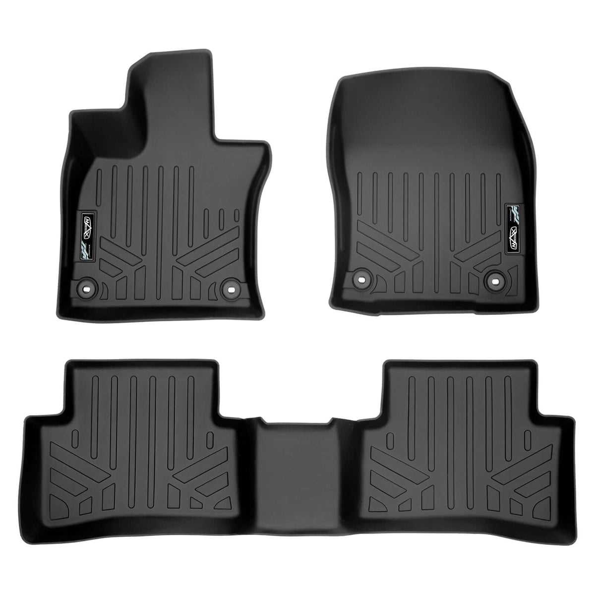 SMARTLINER Custom Fit Floor Liners For 2019-2026 Lexus UX Hybrid (Only Fits Models With Subwoofer in Cargo Area)