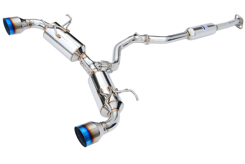 Invidia N2 Cat Back Exhaust - Titanium Tips - 2013-2024 Scion FR-S / Subaru BRZ / Toyota GR86