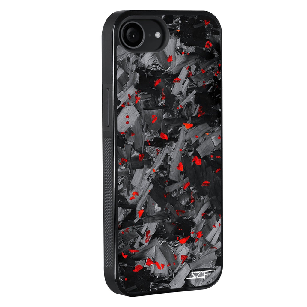 iPhone | Red Flake Forged Chunk Carbon Fiber Case | CLASSIC Series