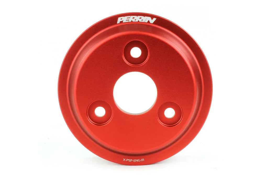 PERRIN Lightweight Water Pump Pulley - Red 2022-2025 Subaru BRZ / Toyota GR86