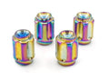 Dress Up Bolts Gear Titanium Valve Stem Caps (True Burned) - Universal