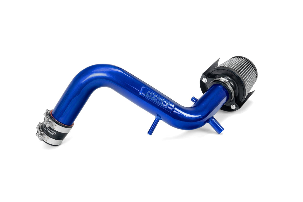 HPS Performance Shortram Air Intake Kit 2013-2017 Hyundai Veloster 1.6L Turbo, Blue