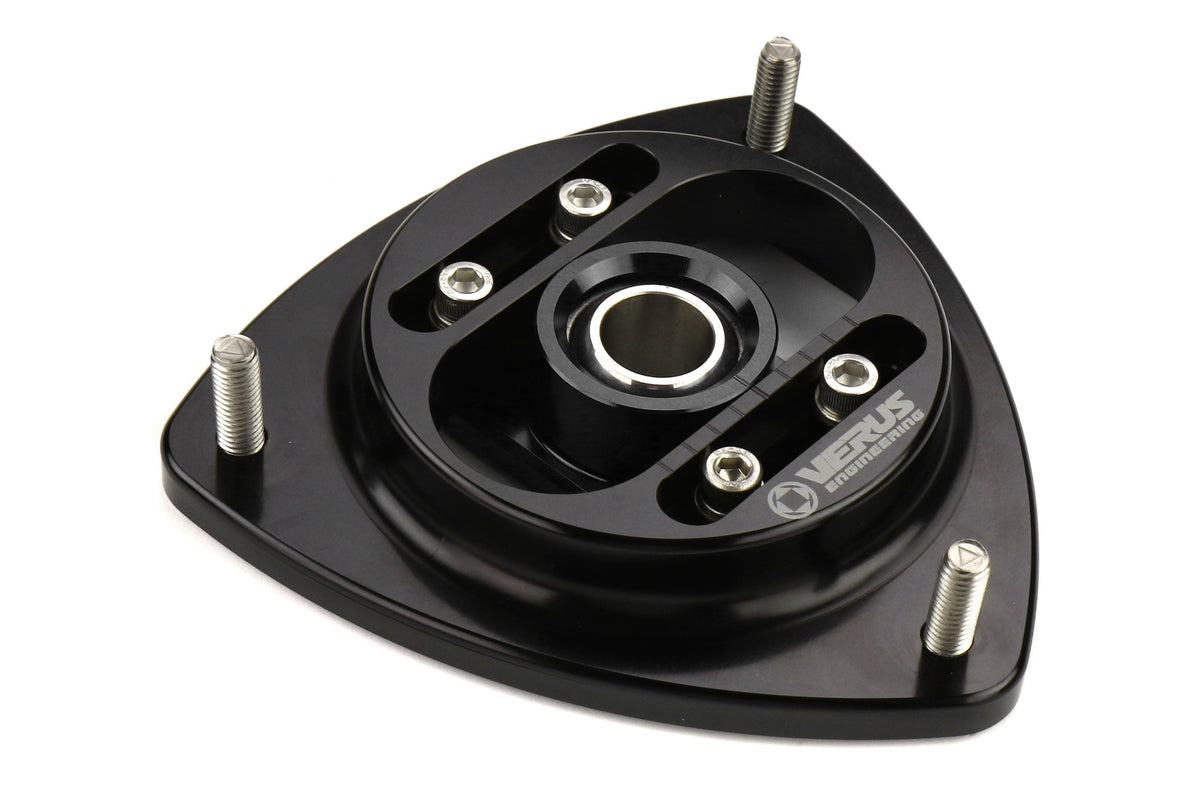 Verus Engineering Front Camber Plate Kit Black - 2013-2021 Scion FRS / Subaru BRZ / Toyota 86