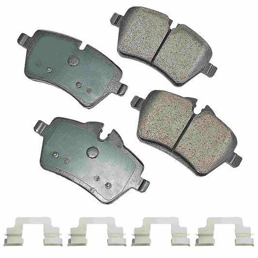 Mini Cooper Front Ceramic Brake Pad Set By Akebono