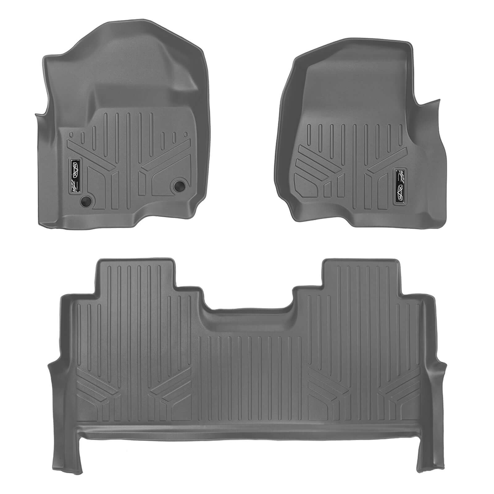 SMARTLINER Floor Liners for 2017-2026 Ford F-250/F-350 Super Duty Crew Cab (1st Row Bucket)