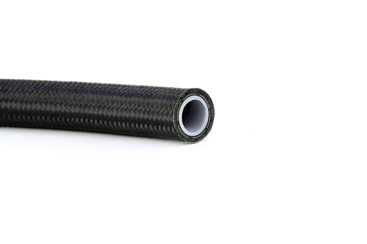 HPS Performance PTFE Stainless Steel Reinforced Braided Hose, Black