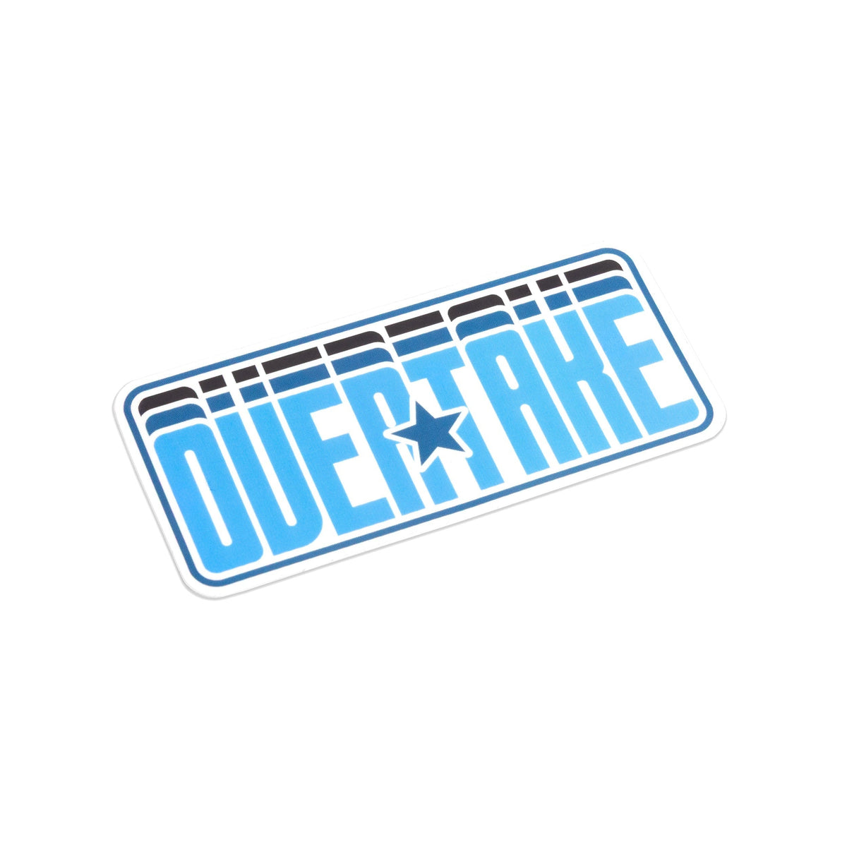 OVERTAKE Block Fade Sticker