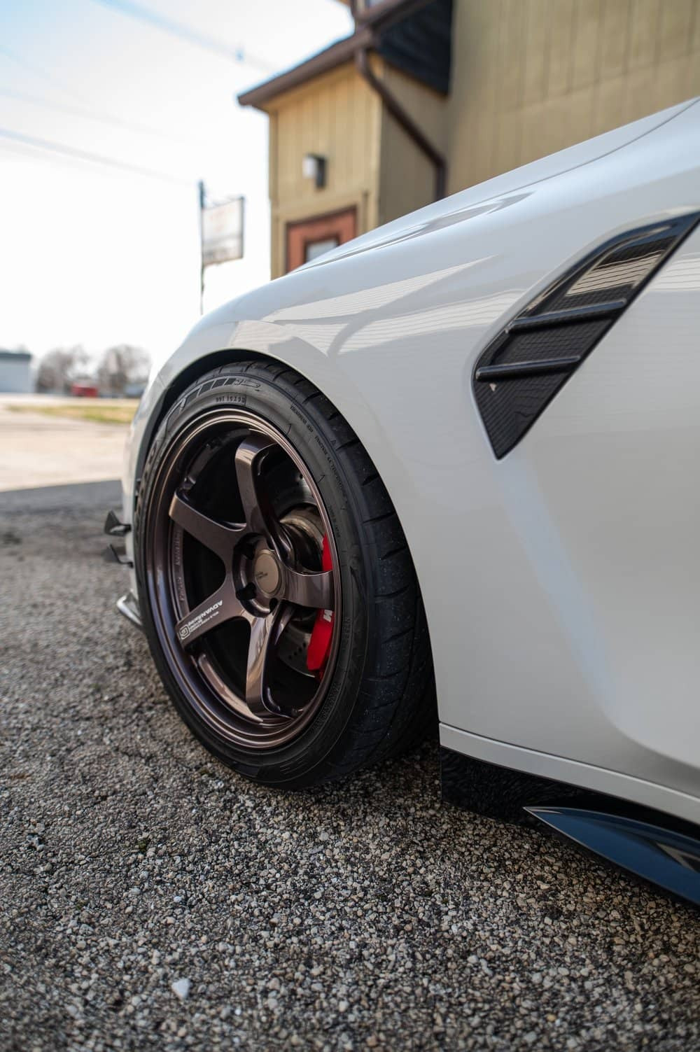 G8X Dry Carbon Fiber Fender Trim Set