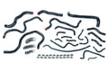 HPS Black Reinforced Silicone Radiator Heater Coolant Hose Kit Honda 17-18 Civic Si 1.5L Turbo