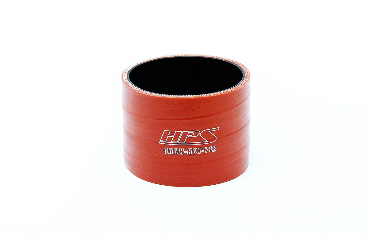 HPS Silicone Intercooler Turbo Boot Hose, Orange, ORCH-HOT-712, replace part # YC3Z-6C640-PA, 1833700C2, F81Z-6C640-CA