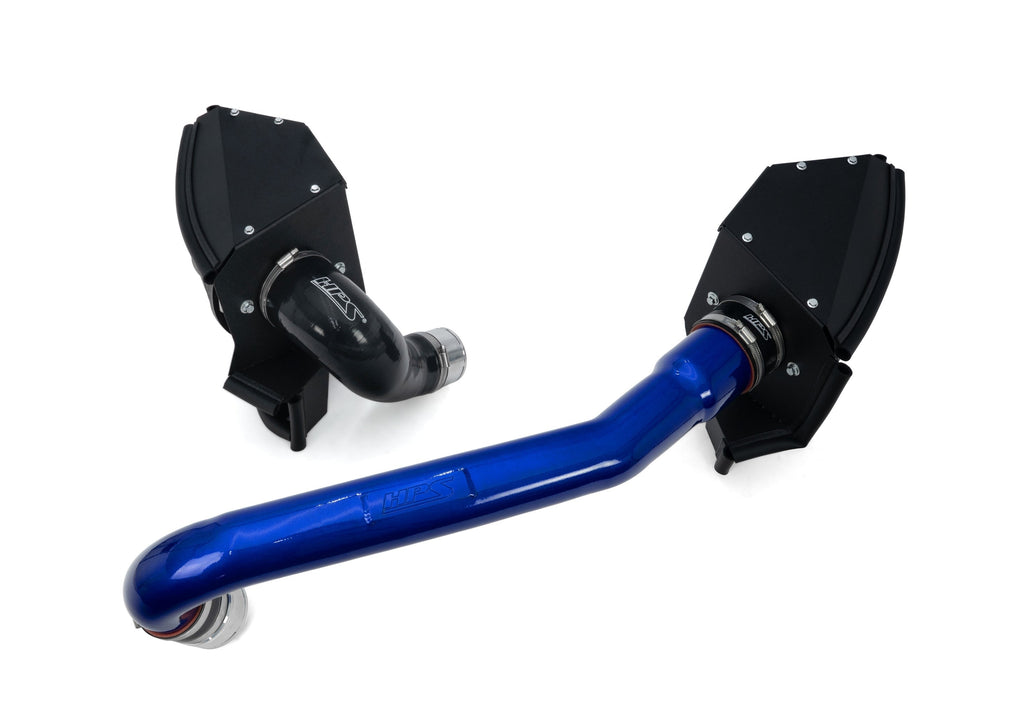 HPS Performance Air Intake Kit with Heat Shield, 2023-2025 BMW M2 G87 3.0L Turbo, Blue, 827-772BL