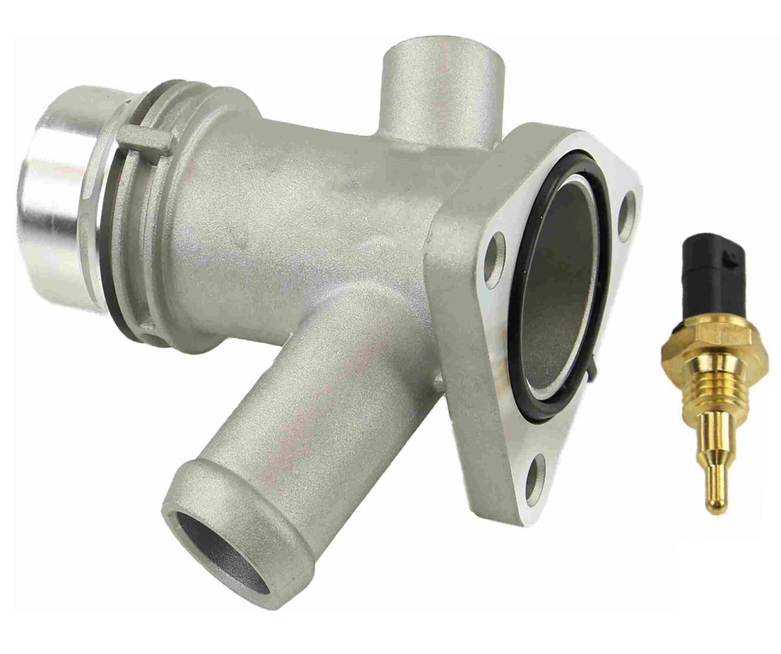 BMW G30 540i Coolant Hose Flange W/ Temp Sensor By Rein 11118619408 (Upgraded)