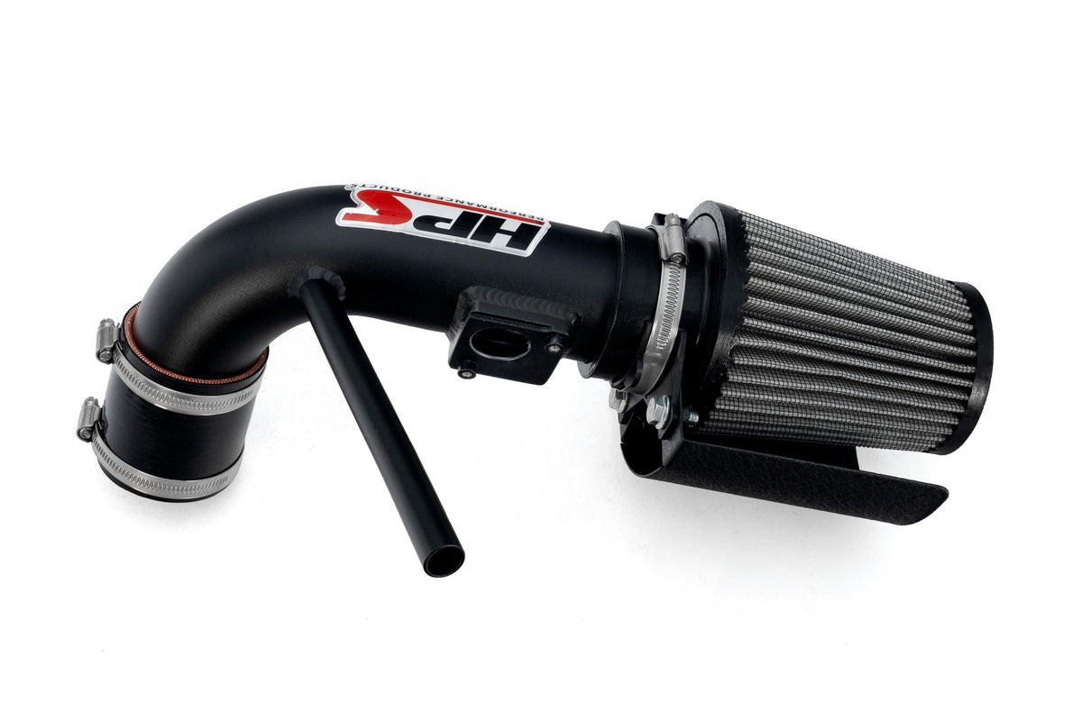 HPS Performance Air Intake Kit with Heat Shield, 2012-2017 Toyota Prius V 1.8L, Black, 827-784WB