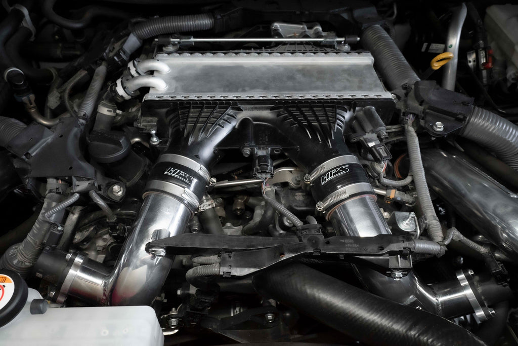 HPS Performance Intercooler Hot Side Charge Pipe, 2023-2024 Toyota Sequoia 3.4L V6 Twin Turbo, 17-148