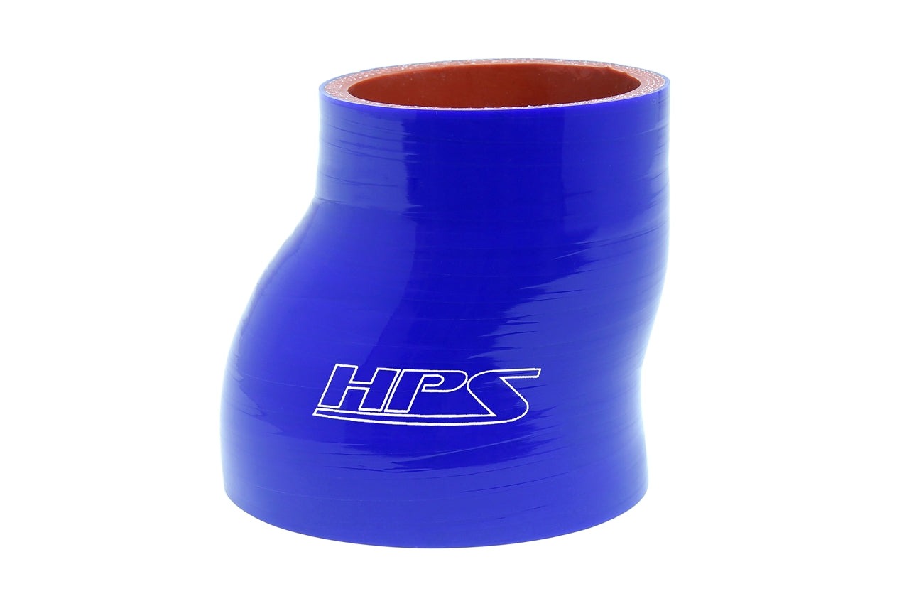HPS 3" - 3-1/4" Silicone Offset Reducer Coupler Hose, High Temperature 4-ply Reinforced