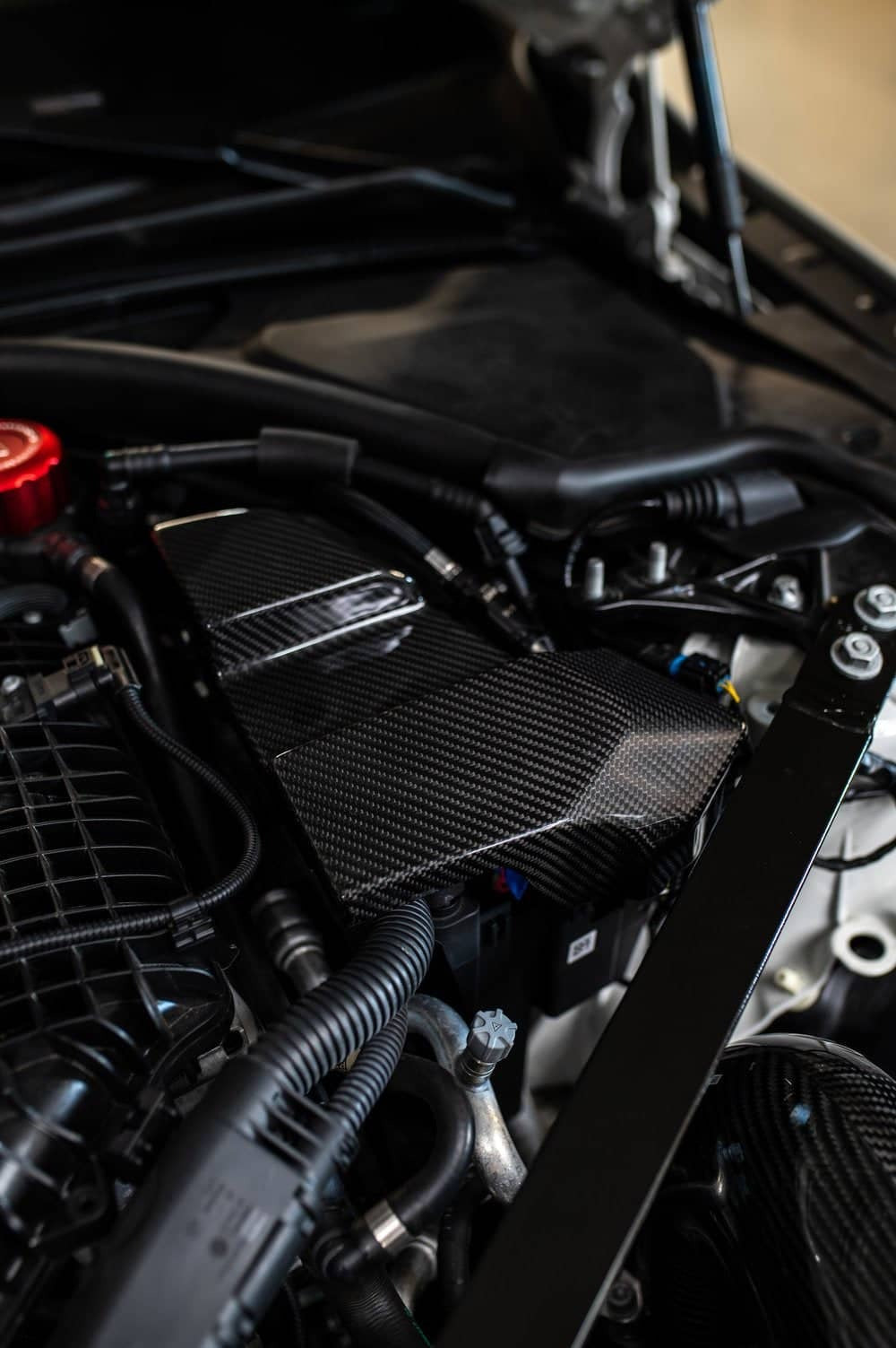 G8X Dry Carbon DME/ECU Replacement Cover