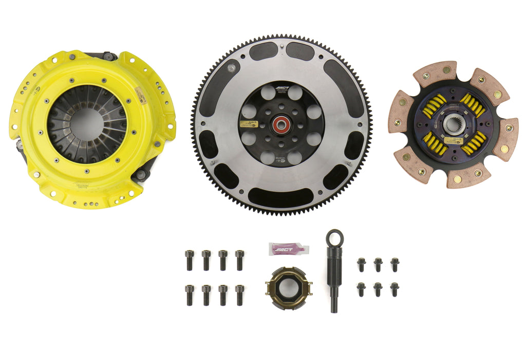 ACT XT / Race Sprung 6 Pad Clutch Kit w/ Flywheel - 2013-2016 Scion FR-S / 2013-2020 Subaru BRZ / 2017-2020 Toyota 86