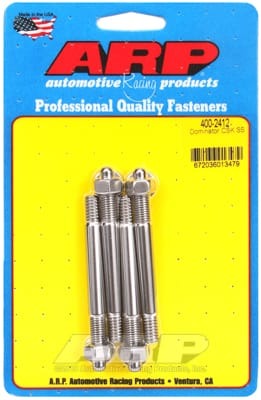 ARP Dominator w/ 1/2in or 1in SS Spacer Carb Stud Kit