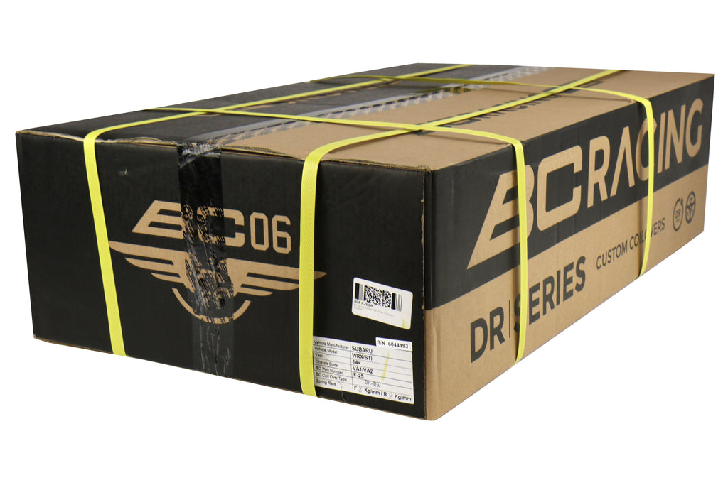 BC Racing DS Series Coilovers 8K Front / 8 K Rear - 2015 Subaru WRX / 2015-2017 Subaru STI