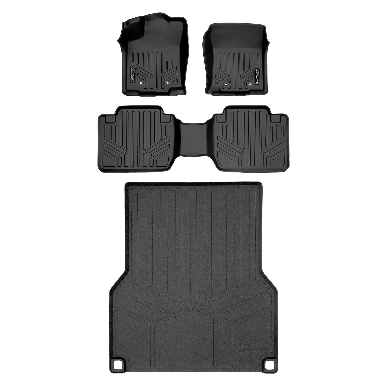 SmartCoverageTM Floor Liners For 2018-2023 Toyota Tacoma Access Cab (Automatic Transmission)